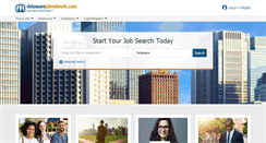 Desktop Screenshot of delawarejobnetwork.com