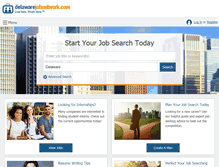 Tablet Screenshot of delawarejobnetwork.com